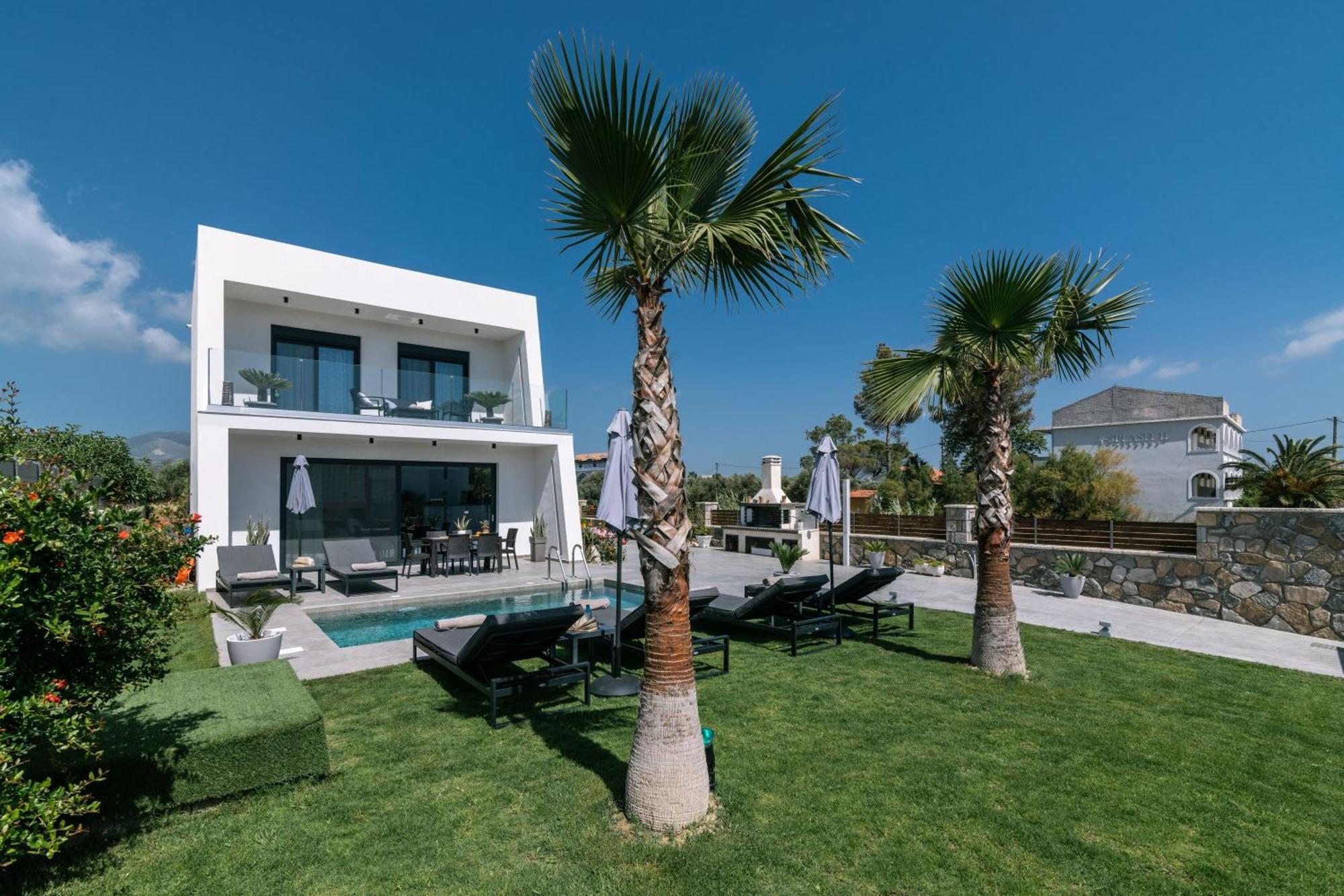 Sunwhite Villas - Private Pool & Cozy Atmosphere, By Zantewize Laganas Dış mekan fotoğraf