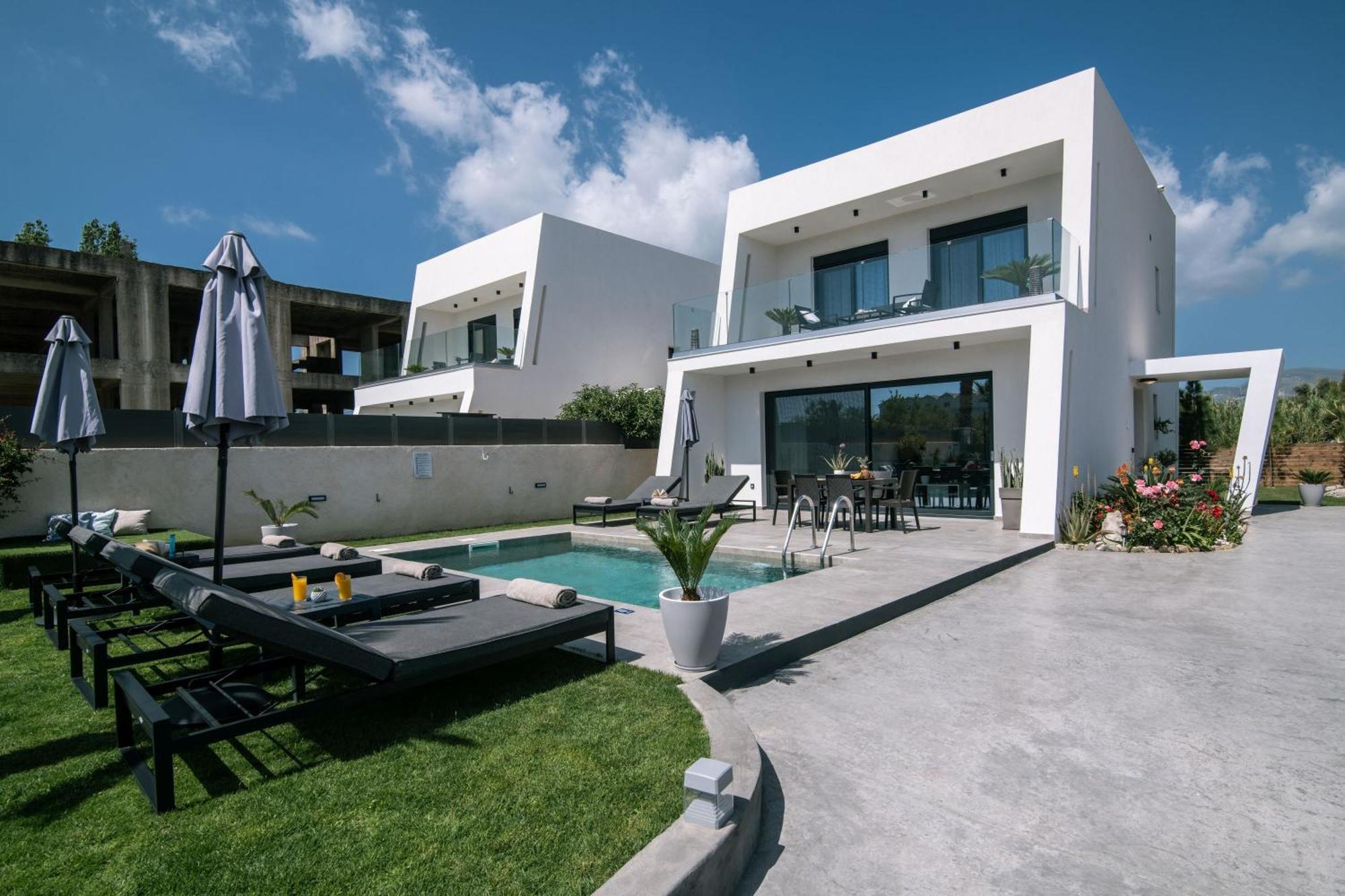 Sunwhite Villas - Private Pool & Cozy Atmosphere, By Zantewize Laganas Dış mekan fotoğraf