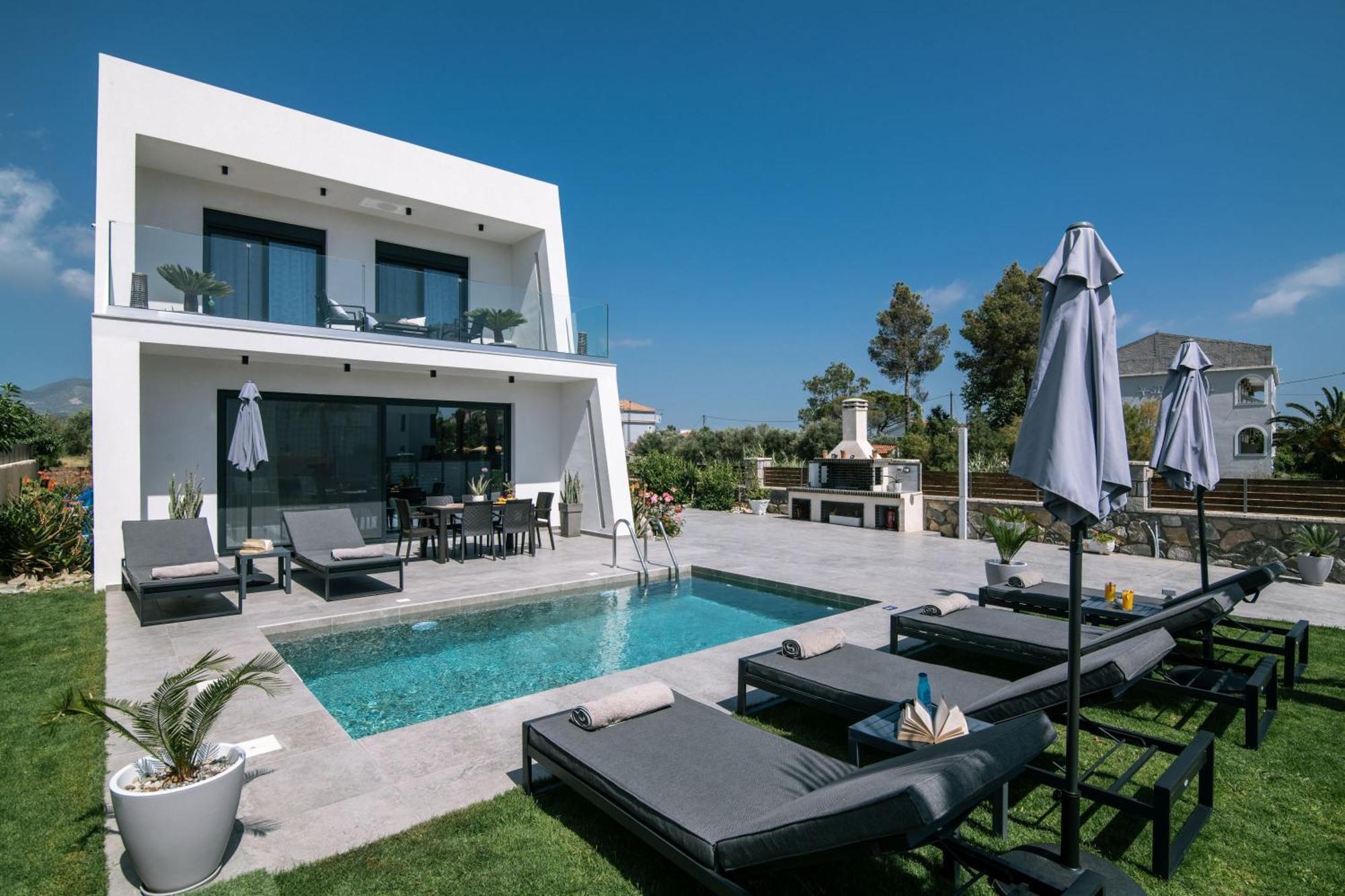 Sunwhite Villas - Private Pool & Cozy Atmosphere, By Zantewize Laganas Dış mekan fotoğraf