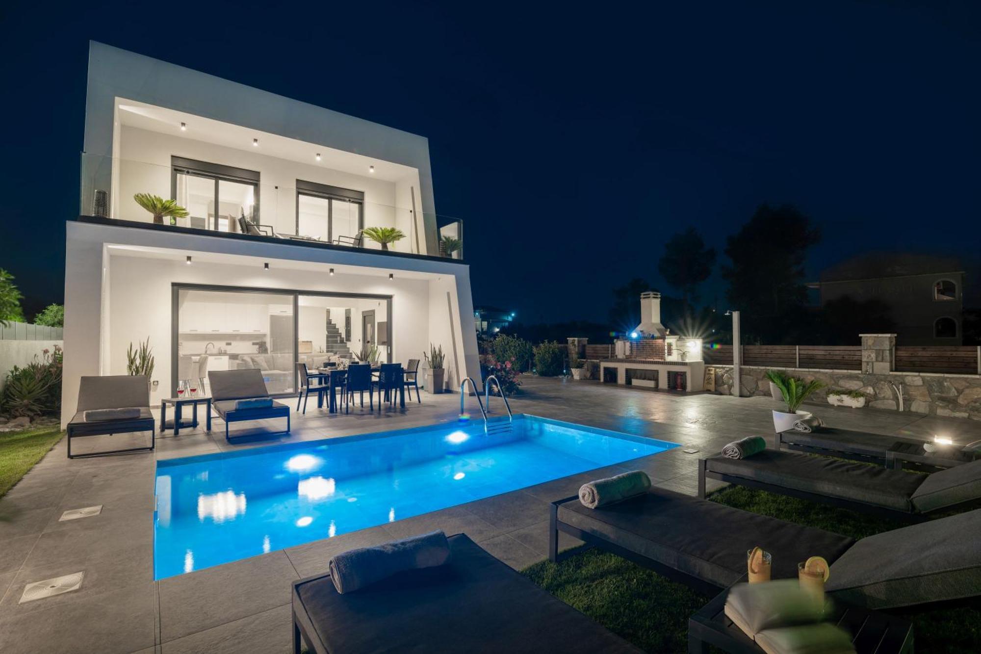 Sunwhite Villas - Private Pool & Cozy Atmosphere, By Zantewize Laganas Dış mekan fotoğraf